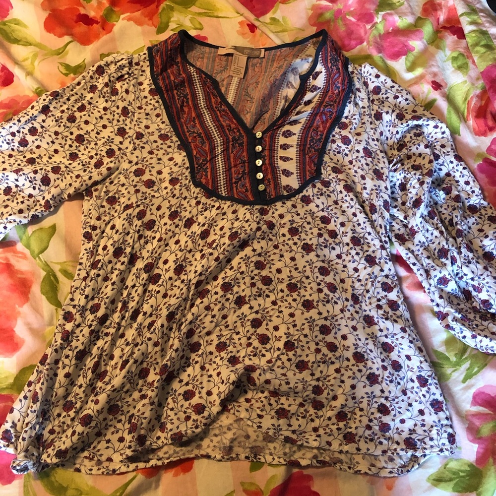 Forever 21 Contemporary Peasant Blouse